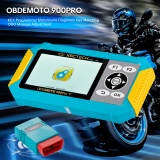 OBDEMOTO 900PRO Motorcycle Scanner Support Diagnosis Key Matching and ODO with BMW Smart Card Key 8A Chip