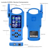 2024 Newly Lonsdor KH100+ Hand-Held Key Programmer With Four Remote Keys Added TATA and Mahindra