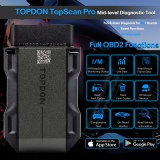 TOPDON TopScan Pro Mid-level Diagnostic Tool with 13 Reset Functions Full System Diagnosis for 70+ Brands Supports iOS & Android FCA Gateway Unlock