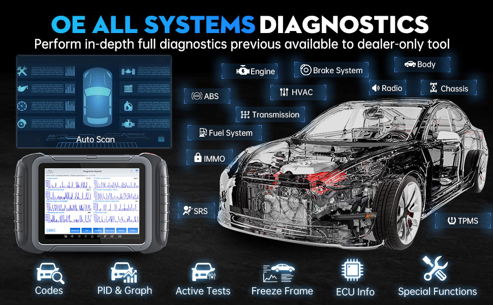 xtool d8 diagnostic function